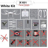 In Stock!! MJX X101 Updated Version X101S Quadcopter 2.4G RC drone/drone rc helicopter 6-axis gyro can add C4018 camera(FPV)