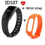 IN STOCK Makibes ID107 Bluetooth Smart Bracelet smart band Heart Rate Monitor Wristband Fitness Tracker for Android iOS