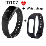 IN STOCK Makibes ID107 Bluetooth Smart Bracelet smart band Heart Rate Monitor Wristband Fitness Tracker for Android iOS