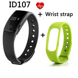 IN STOCK Makibes ID107 Bluetooth Smart Bracelet smart band Heart Rate Monitor Wristband Fitness Tracker for Android iOS