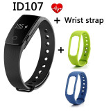 IN STOCK Makibes ID107 Bluetooth Smart Bracelet smart band Heart Rate Monitor Wristband Fitness Tracker for Android iOS