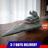 In Stock LEPIN 05027 3250Pcs Imperial Star Destroyer Emperor Fighters Starship UCS Model Building Kit Blocks Bricks 10030