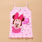In stock Girls Tanks Baby Girl Summer vest girls clothes tank Wear Tops Cotton Sleeveless Cool Good Quality aTST0003