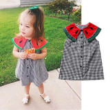 Pudcoco Toddler Kids Baby Girl Dress Summer Princess Mini Dress Wedding Party Tutu Dress