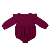 Pudcoco Solid Cotton Baby Autumn Rompers Vintage Baby Girl Romper Long Sleeve Baby Clothes 3m - 3Years
