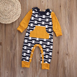 Pudcoco Newborn Baby Girl Boy Clothes Long Sleeve Romper Jumpsuit Romper Playsuit Outfit Casual