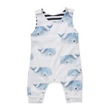 Pudcoco Cute Baby Casual Rompers Newborn Baby Boys Girls Sleeveless Romper Jumpsuit Clothes Outfits Set