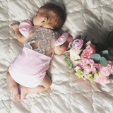 Pudcoco Baby Girl Clothes Infant Kids Girls Summer Lace Floral Bodysuit Jumpsuit Outfits Clothes