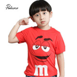 Pudcoco Baby Boys Girls Clothes 1 piece Cartoon Character Cotton Blend Red Baby Boys Girls T-shirt