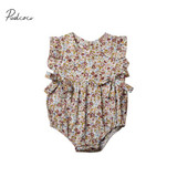pudcoco 2017 new sleeveless o-neck pullover fashion Top Newborn Baby Girls Hollow Out Romper Jumpsuit Summer Infant 0-24M