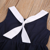 Pudcoco 2017 Baby Kids Girl Dress Summer New Sailor suit Baby Girl Princess Party Dress Toddler Girl Clothing
