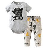 Baby Boy Clothes Cotton Little Monster Bodysuit + Pants Newborn Baby Girl Clothing Sets Infant 2pcs Suit Toddler Outfits Baby Boy Clothes Cotton Little Monster Bodysuit + Pants Newborn Baby Girl Clothing Sets Infant 2pcs Suit Toddler Outfits