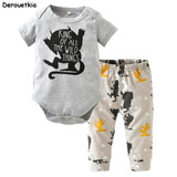 Baby Boy Clothes Cotton Little Monster Bodysuit + Pants Newborn Baby Girl Clothing Sets Infant 2pcs Suit Toddler Outfits Baby Boy Clothes Cotton Little Monster Bodysuit + Pants Newborn Baby Girl Clothing Sets Infant 2pcs Suit Toddler Outfits