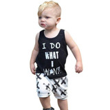 Baby Boy Clothes 2017 Brand Summer Kids Clothes Sets Letter T-shirt+Pants Suit Clothing Set Clothes Newborn Suits LH7s