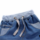 Baby Boy Cartoon Soldier Pants Boys Long Casual Trousers Children Washed Denim Jeans Children Clothing Girls Pattern Trousers