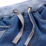 Baby Boy Cartoon Soldier Pants Boys Long Casual Trousers Children Washed Denim Jeans Children Clothing Girls Pattern Trousers