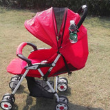 Baby Bottle Cup Holder Parent Console Plastic Organizer Cup Holder Stroller Bottle Holder Stroller Carriage Accessory