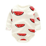 Baby Bodysuits Long-Sleeved Cotton Baby clothing Baby Clothes Cartoon Print Babys Girls Bodysuit Newborn Clothes for infant girl