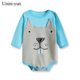 Baby Bodysuits Long-Sleeved Cotton Baby clothing Baby Clothes Cartoon Print Babys Girls Bodysuit Newborn Clothes for infant girl