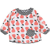Baby Bibs Cartoon Waterproof Long Sleeve Baby Apron Saliva Towels Infant Cotton Burping Cloth for Children's Feeding Accessories
