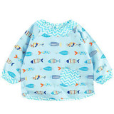 Baby Bibs Cartoon Waterproof Long Sleeve Baby Apron Saliva Towels Infant Cotton Burping Cloth for Children's Feeding Accessories