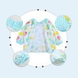 Baby Bibs Cartoon Waterproof Long Sleeve Baby Apron Saliva Towels Infant Cotton Burping Cloth for Children's Feeding Accessories