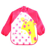 Baby Bibs Burp Children Cartoon Drawing Eating Feeding cloths Waterproof Long Sleeve Infant Newborn Bib Apron