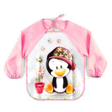 Baby Bibs Burp Children Cartoon Drawing Eating Feeding cloths Waterproof Long Sleeve Infant Newborn Bib Apron