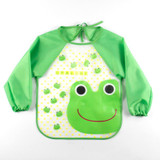 Baby Bibs Burp Children Cartoon Drawing Eating Feeding cloths Waterproof Long Sleeve Infant Newborn Bib Apron