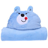 Baby Bath Towel Lovely Animal Flannel Cartoon Kid's Hooded Bath Towels Soft children's towel Animal Shape Hooded Bath Towel