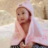 Baby Bath Towel Lovely Animal Flannel Cartoon Kid's Hooded Bath Towels Soft children's towel Animal Shape Hooded Bath Towel