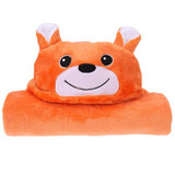 Baby Bath Towel Lovely Animal Flannel Cartoon Kid's Hooded Bath Towels Soft children's towel Animal Shape Hooded Bath Towel