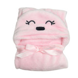 Baby Bath Towel Lovely Animal Flannel Cartoon Kid's Hooded Bath Towels Soft children's towel Animal Shape Hooded Bath Towel