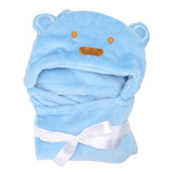 Baby Bath Towel Lovely Animal Flannel Cartoon Kid's Hooded Bath Towels Soft children's towel Animal Shape Hooded Bath Towel