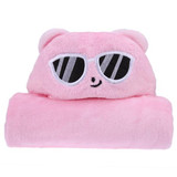 Baby Bath Towel Lovely Animal Flannel Cartoon Kid's Hooded Bath Towels Soft children's towel Animal Shape Hooded Bath Towel