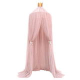 Baby Bed Dome valance Chiffon Lace Solid Color Crown Princess Bed Canopy Crib Decoration Baby Playpens Photography Props A052-30