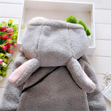 Baby Autumn Winter Waistcoat Children's Rabbit ears Fur Girls Artificial fur Coat Kids Faux Fur Fabric Clothes Fur coat boy girl