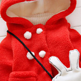 Baby Autumn Winter Waistcoat Children's Rabbit ears Fur Girls Artificial fur Coat Kids Faux Fur Fabric Clothes Fur coat boy girl