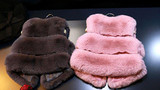 Baby Autumn Winter Vest Waistcoat Children's Fur Vest Boys Girls Imitation Fur Coat Kids Faux Fur Fabric Clothes Fur Vest F70