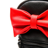 B52 2017 New Female Bag PU Leather Women Bags Cute Animals Ears Bow Backpacks Lovely Bowknot College Sweet Girl Mini Backpack
