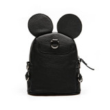 B52 2017 New Female Bag PU Leather Women Bags Cute Animals Ears Bow Backpacks Lovely Bowknot College Sweet Girl Mini Backpack