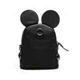 B52 2017 New Female Bag PU Leather Women Bags Cute Animals Ears Bow Backpacks Lovely Bowknot College Sweet Girl Mini Backpack
