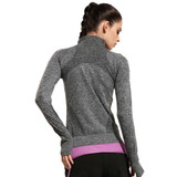B.BANG Women Quick Dry Sport Jackets Long-sleeved Sweatshirt for Woman Clothes for Running Fitness Sport Zipper Fleece Outerwear