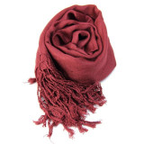 Autumn Winter Women Oversized Blanket Scarf Wrap long Wool Tassel Scarf Pashmina Shawls Scarves Solid Cashmere Scarves