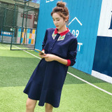 Autumn Pregnancy Nursing Dress for Pregnancy Woman Party Maternity Breastfeeding Clothes Elegant Office Lady Vestidos Y680