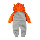 Autumn Newborn Baby Cotton Rompers Cartoon Fox Long Sleeve Boy Clothes Jumpsuit Infant Girls Animal Hooded Costume Baby Product