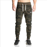 Autumn new products listed 2017 bodybuilding fitness joggingg pants gyms Bodybuilding necessary camouflage pants