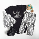 autumn New baby boy clothes Newborn Baby Girl Boy Cotton Romper +Pants +Hat Outfits Toddler Clothes Set