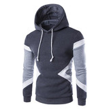 Autumn Mans survetement hoodies outwear patchwork casual hoody sweatshirts Fashion brand slim fit pullover sportwear hoodies