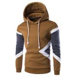 Autumn Mans survetement hoodies outwear patchwork casual hoody sweatshirts Fashion brand slim fit pullover sportwear hoodies